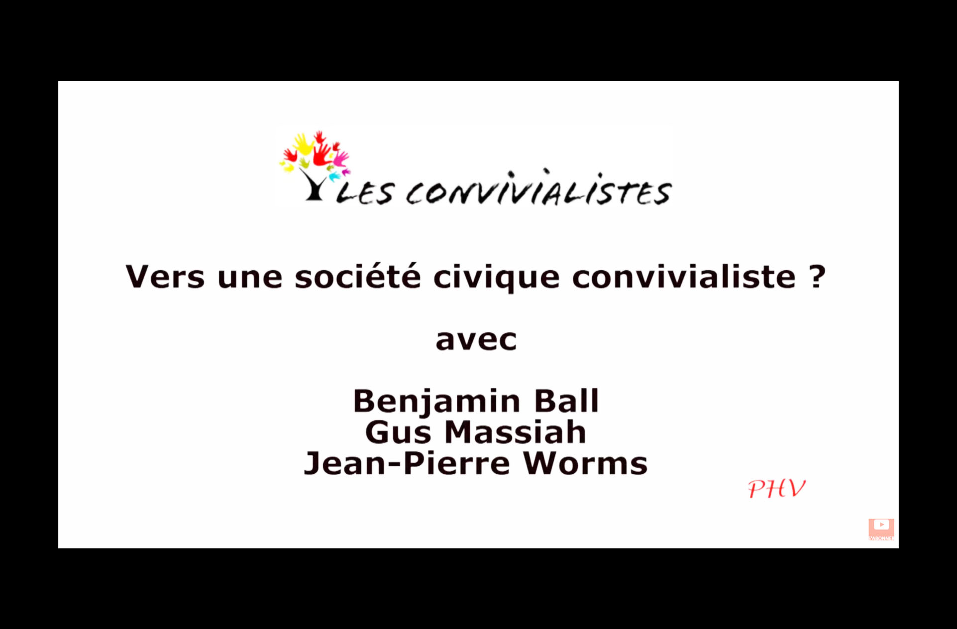 Les convivialistes - 2016