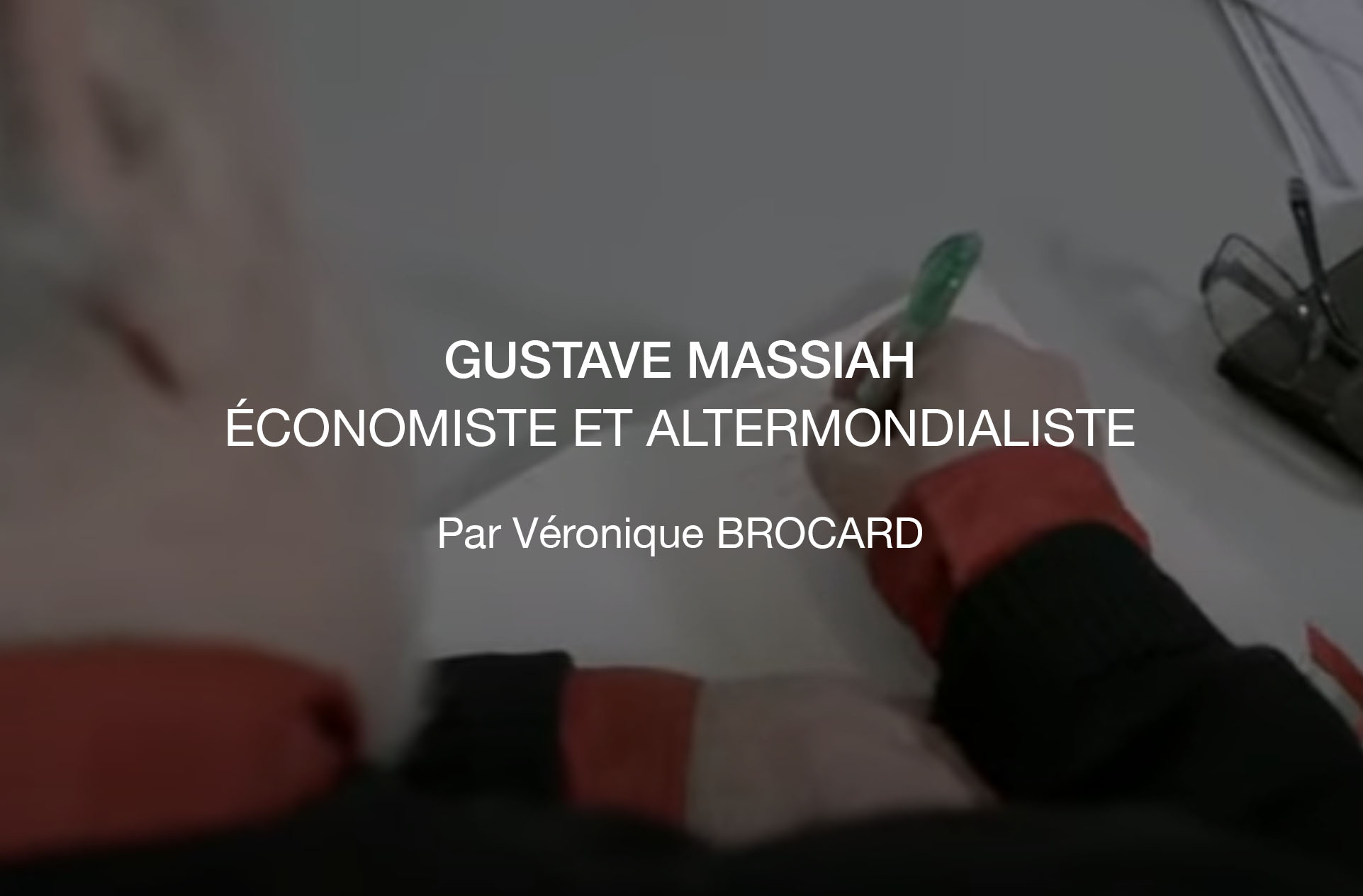 Gustave Massiah figures de l’altermondialisme